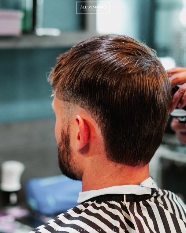 Classic scissor cut
