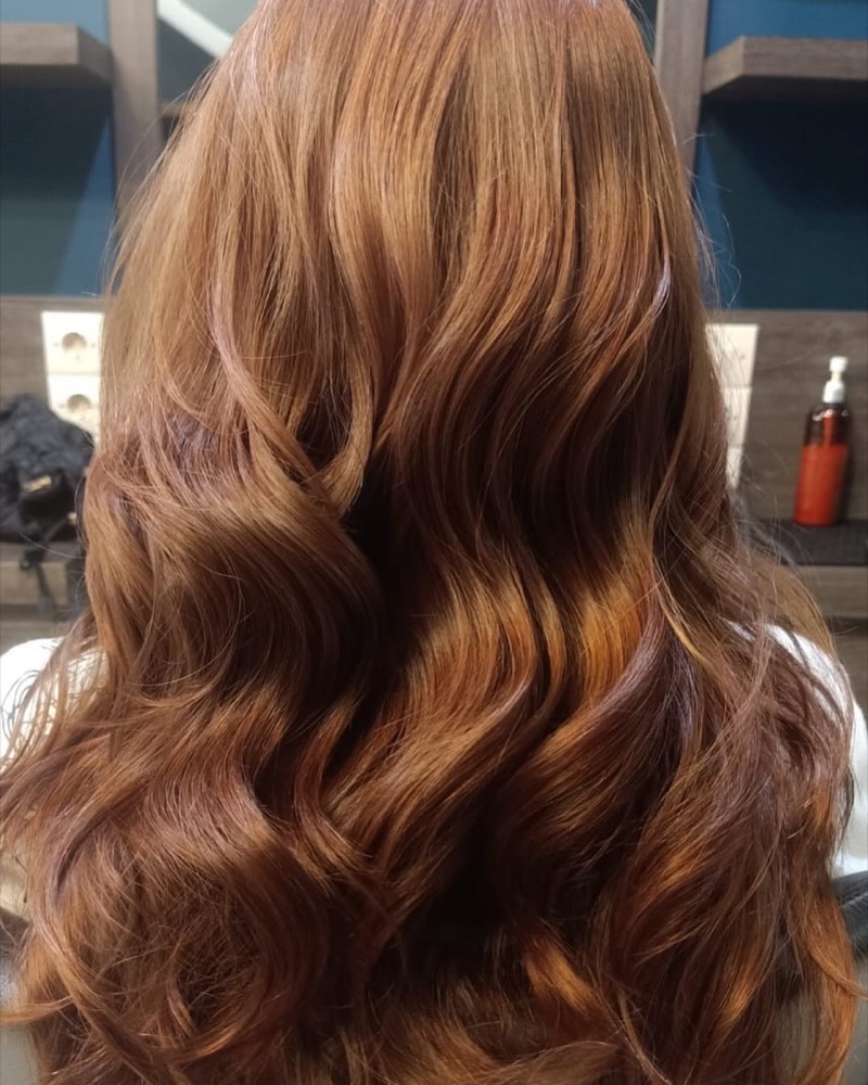 Copper brown colour